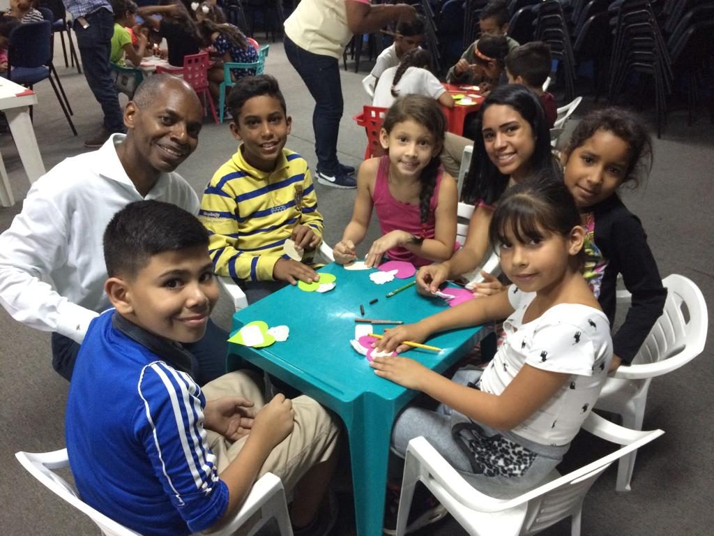Actividad de Jezzrel “Regando la semilla” en La California, de Caracas – Venezuela. Agosto 2019.
