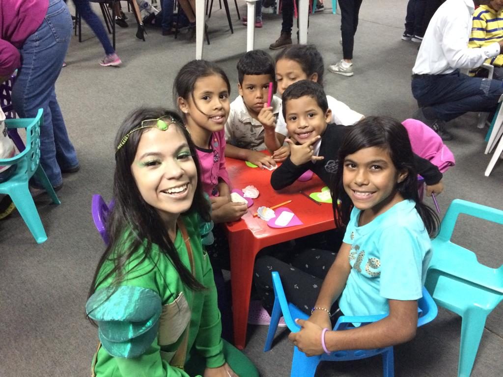 Actividad de Jezzrel “Regando la semilla” en La California, de Caracas – Venezuela. Agosto 2019.