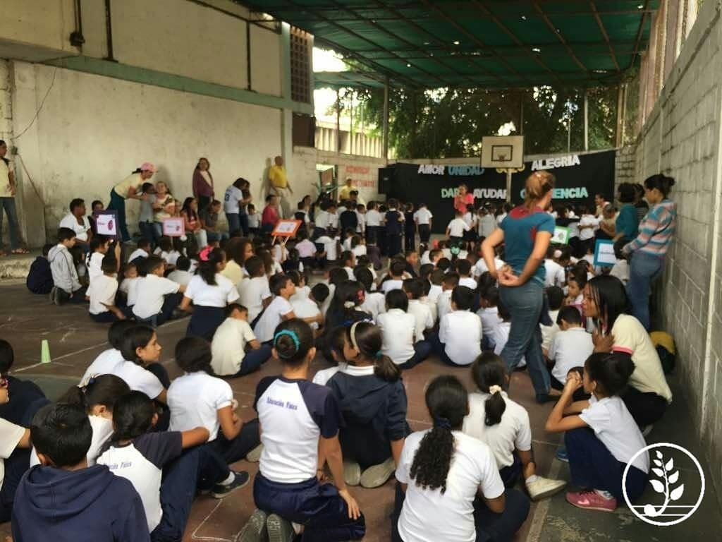 Actividad de Jezreel – Colegio Ramón Díaz Sánchez – San Martin en Caracas-Venezuela